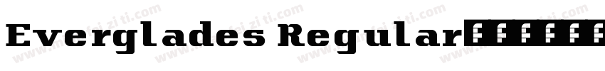 Everglades Regular字体转换